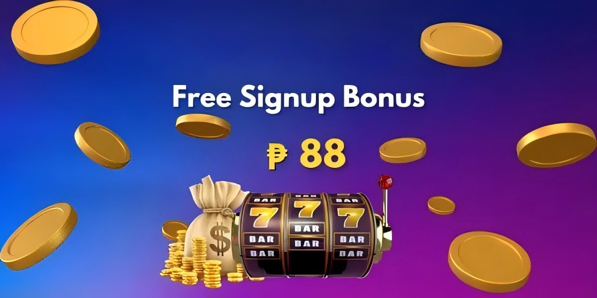 Promotion banner with golden coins advertising the welcome bonus trail for new players